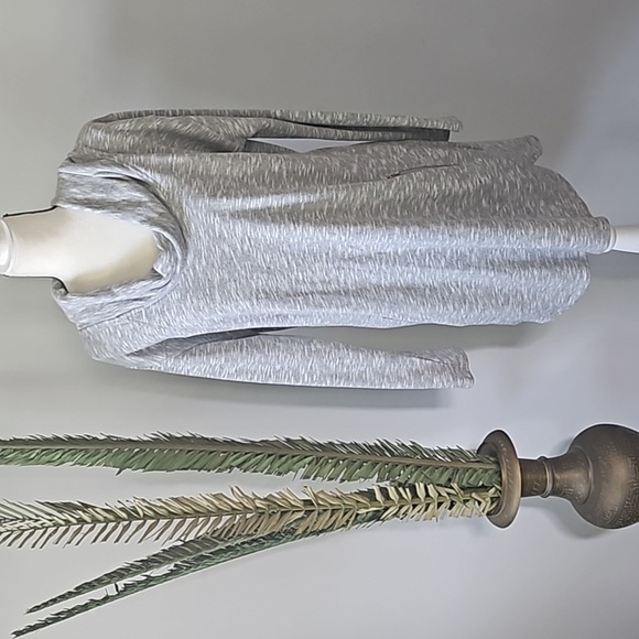 Cato Heather Gray Cowl Neck Tunic Sweatshirt - Picture 1 of 12